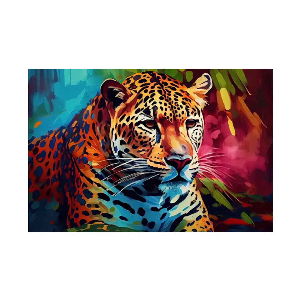 Colorful panthera tigris