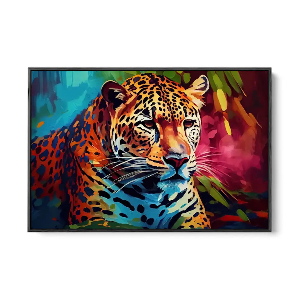 Colorful panthera tigris