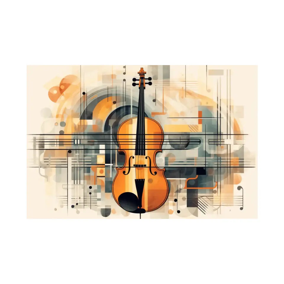 Violin in Geometrical Shapes