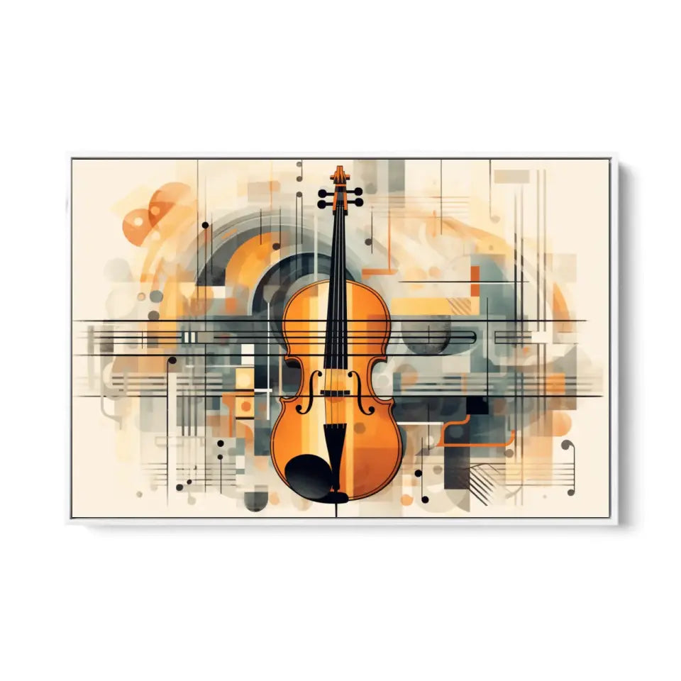 Violin in Geometrical Shapes