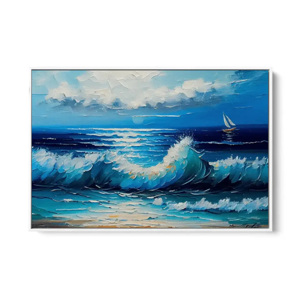 Oil Painting of the Sea