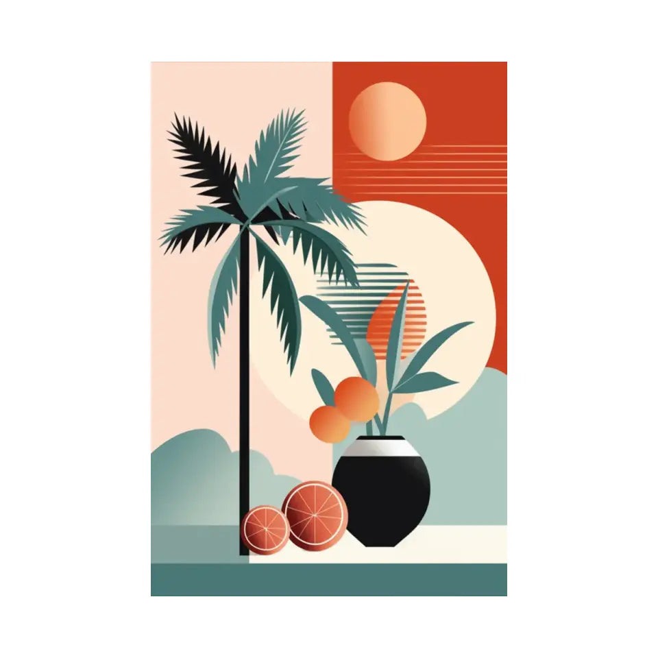 Minimalistic Tropical Flair