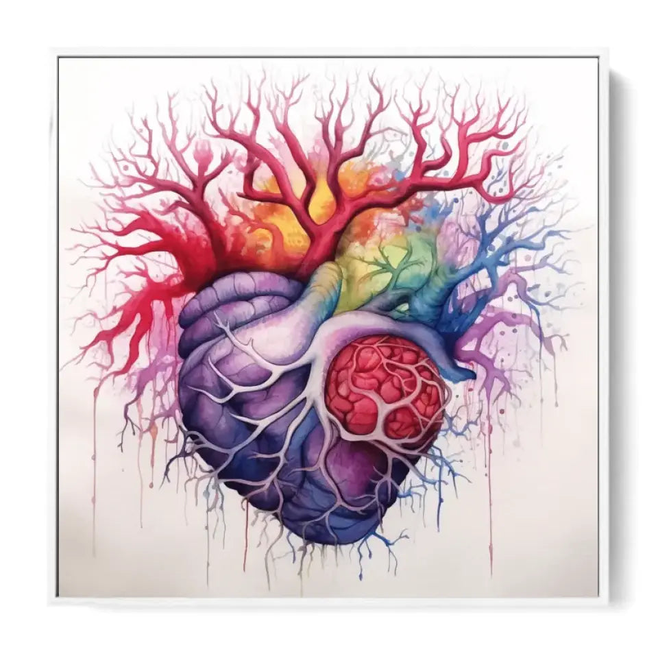 Colorful Human Heart