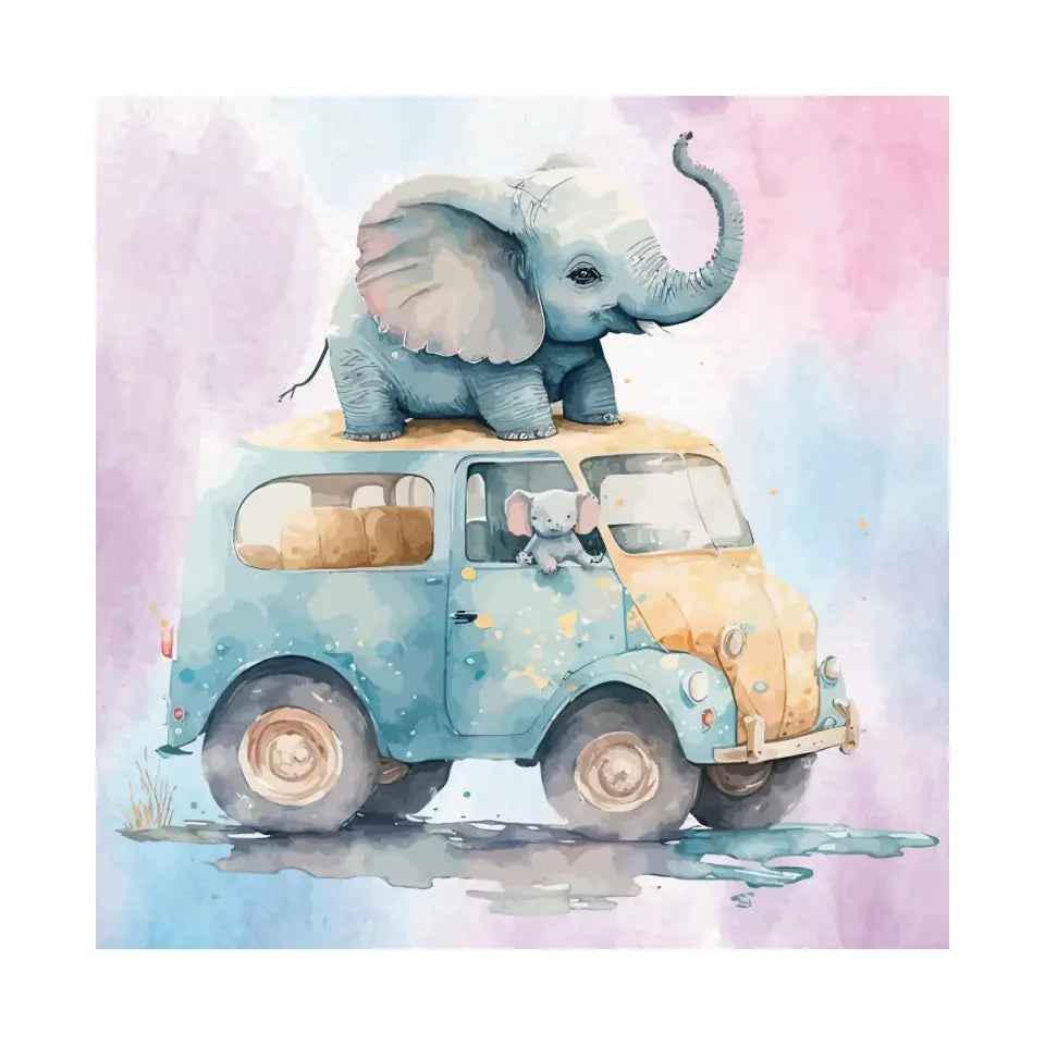 Car Riding elephant