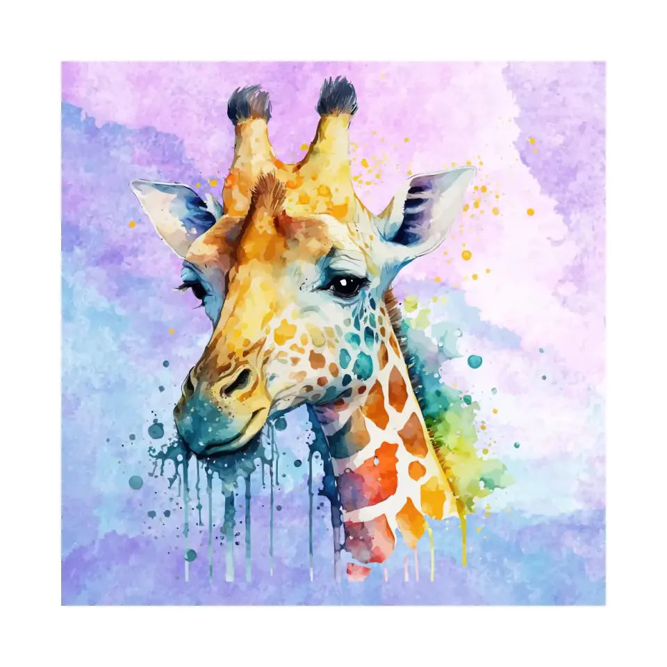 Giraffe Watercolor