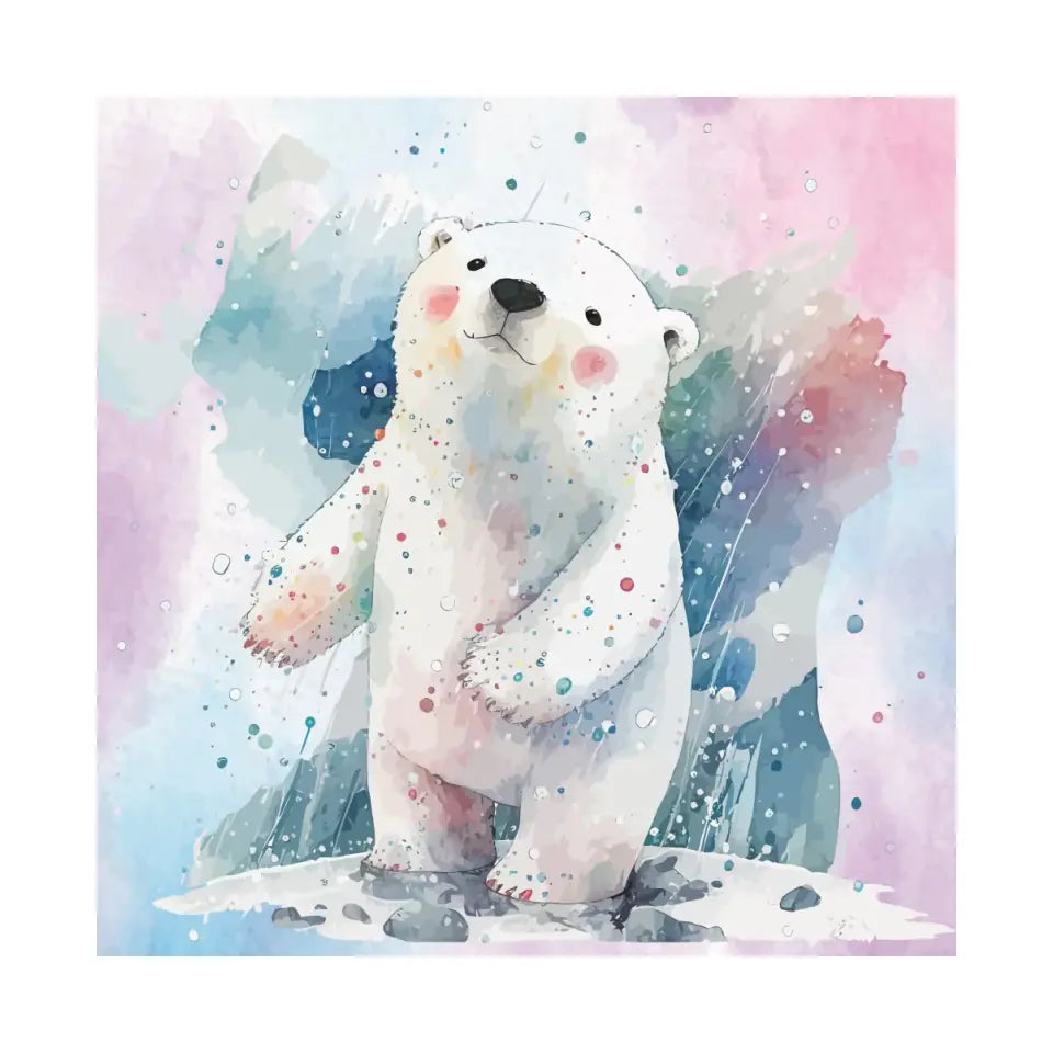 Happy little polar bear