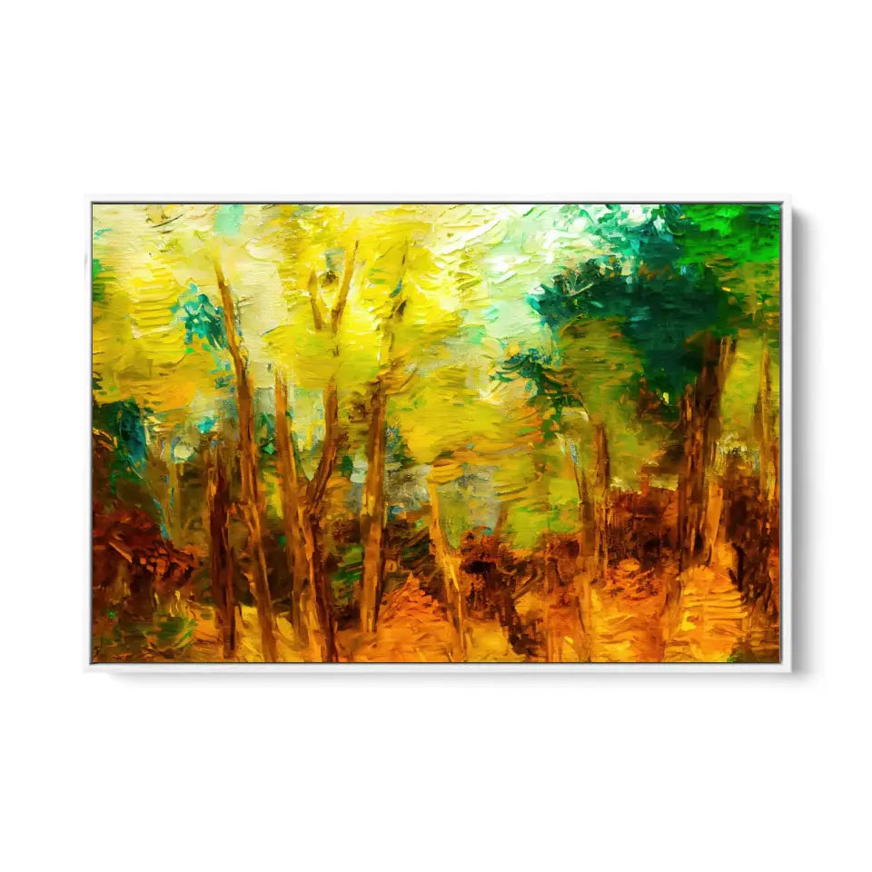 Abstract forest-acrylic painting