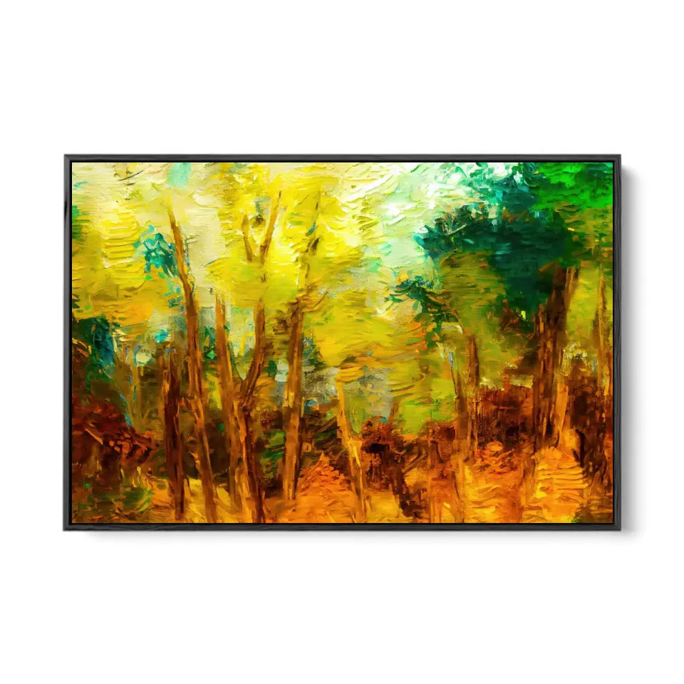 Abstract forest-acrylic painting