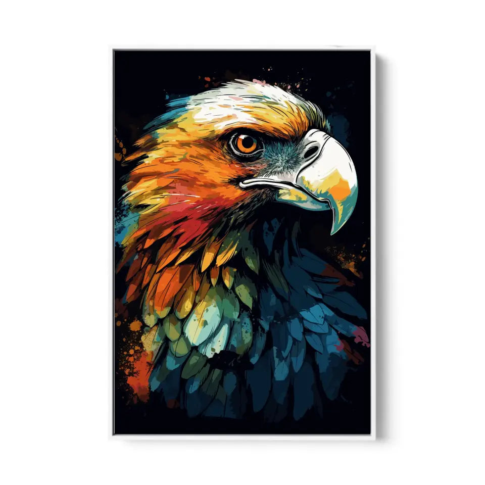 Colorful eagle in graffiti style II