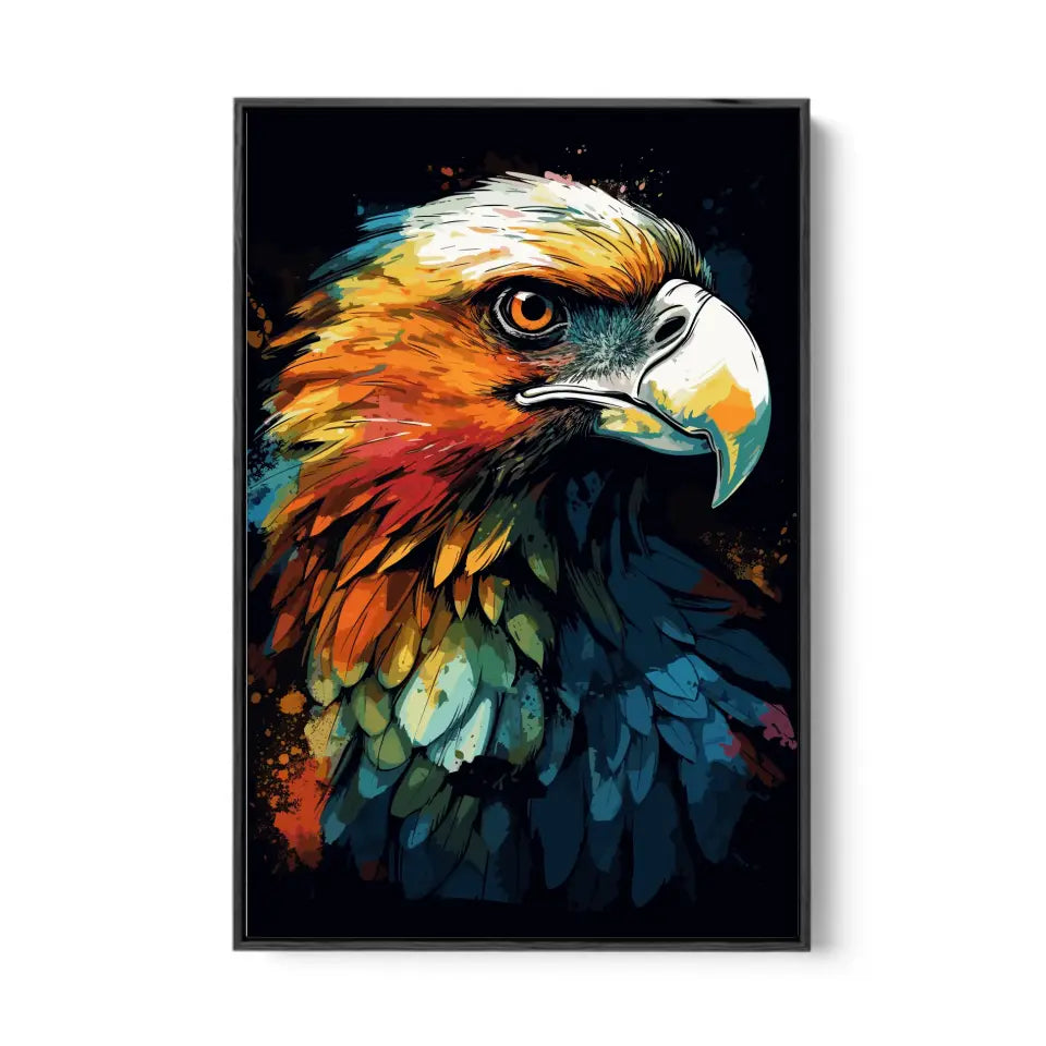 Colorful eagle in graffiti style II