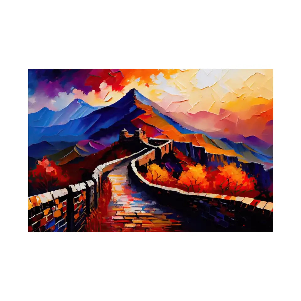 The Great Wall of China oil painting