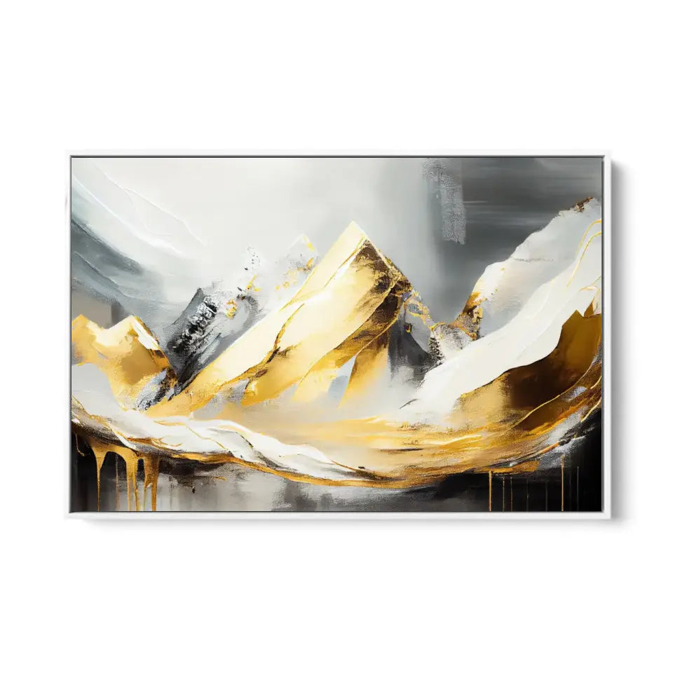 Oil Painting of a majestic mountain