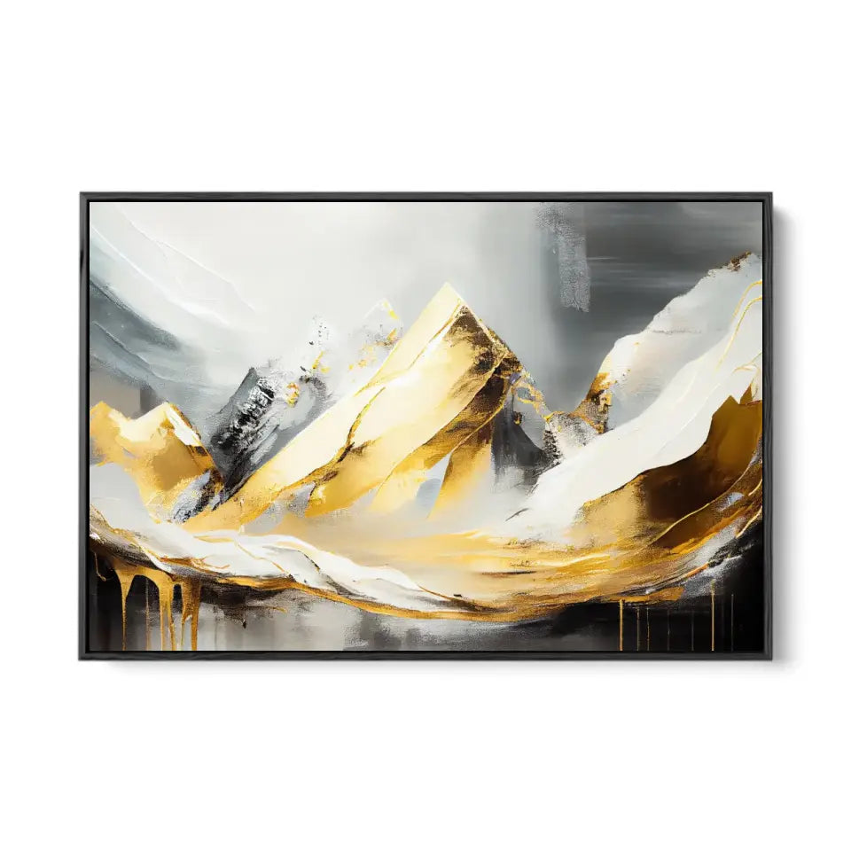 Oil Painting of a majestic mountain