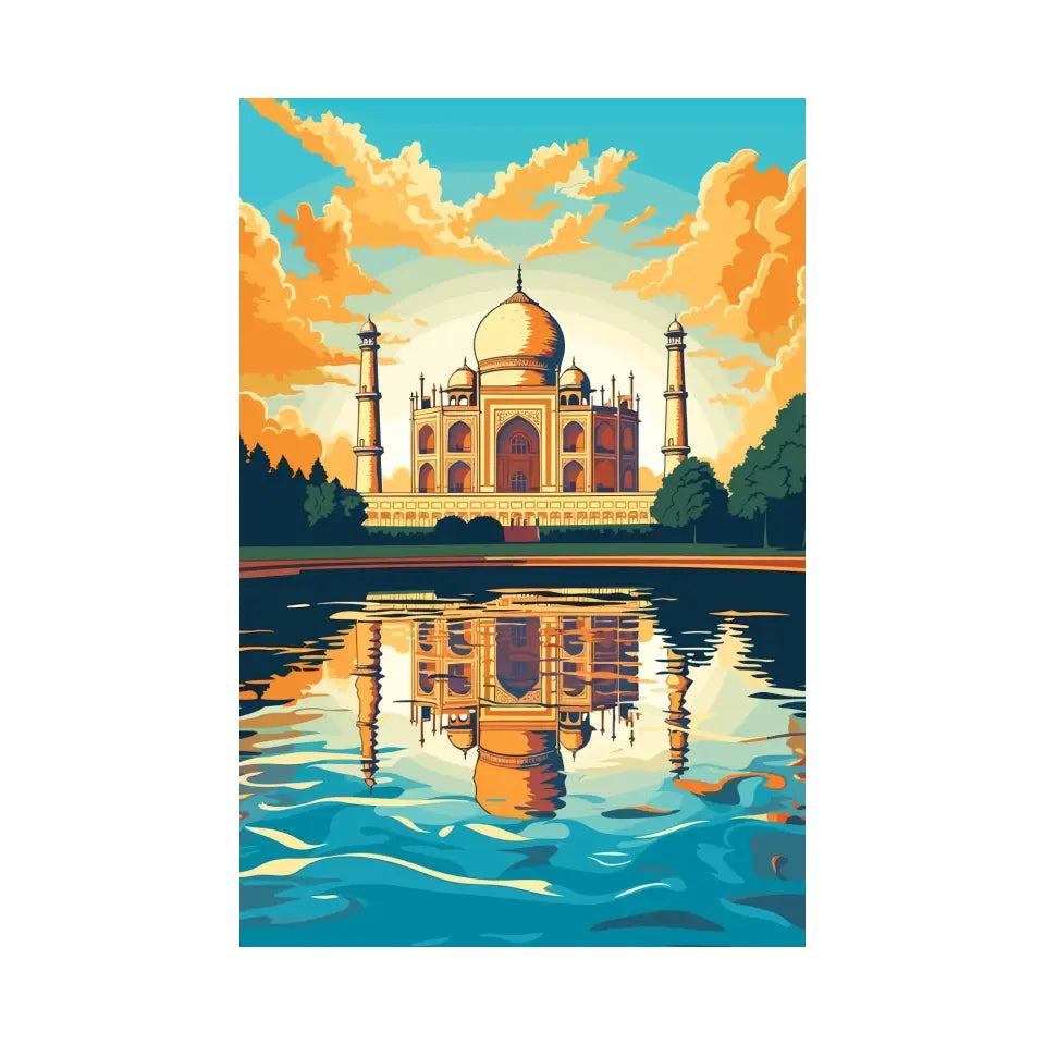 Taj Mahal Illustration