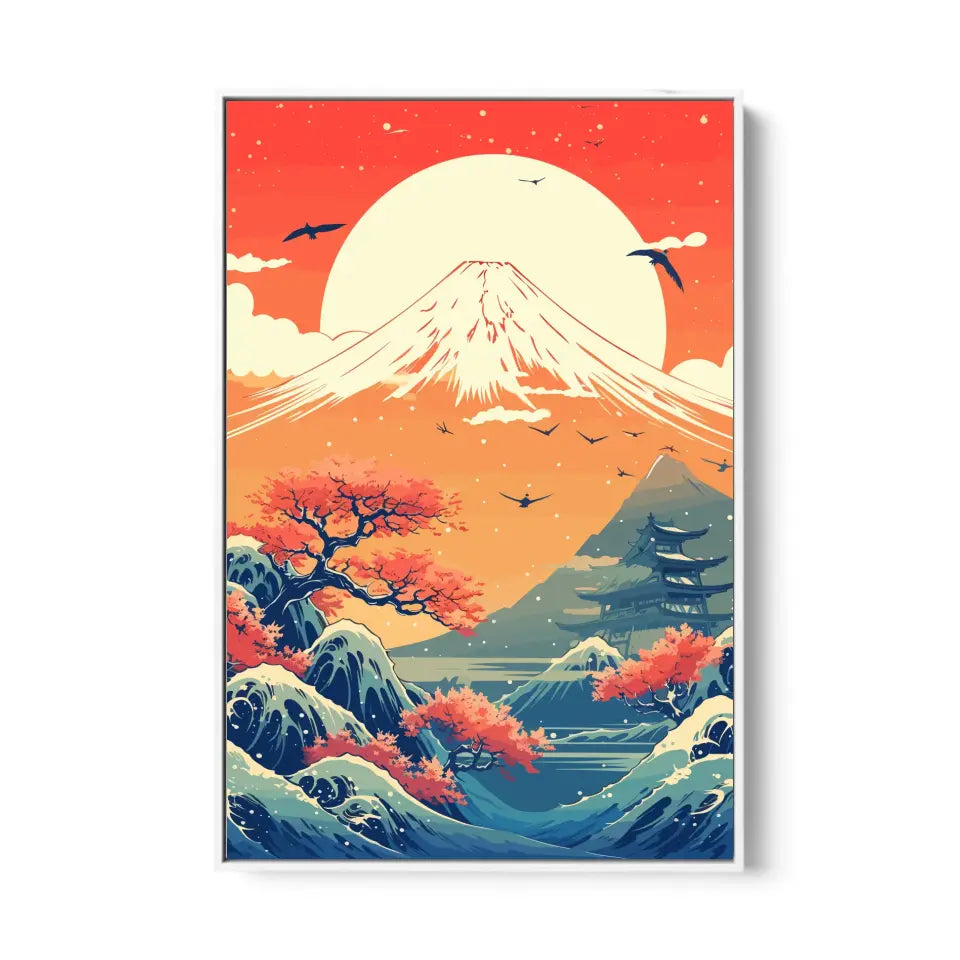 Mount Fuji flat in Japan II