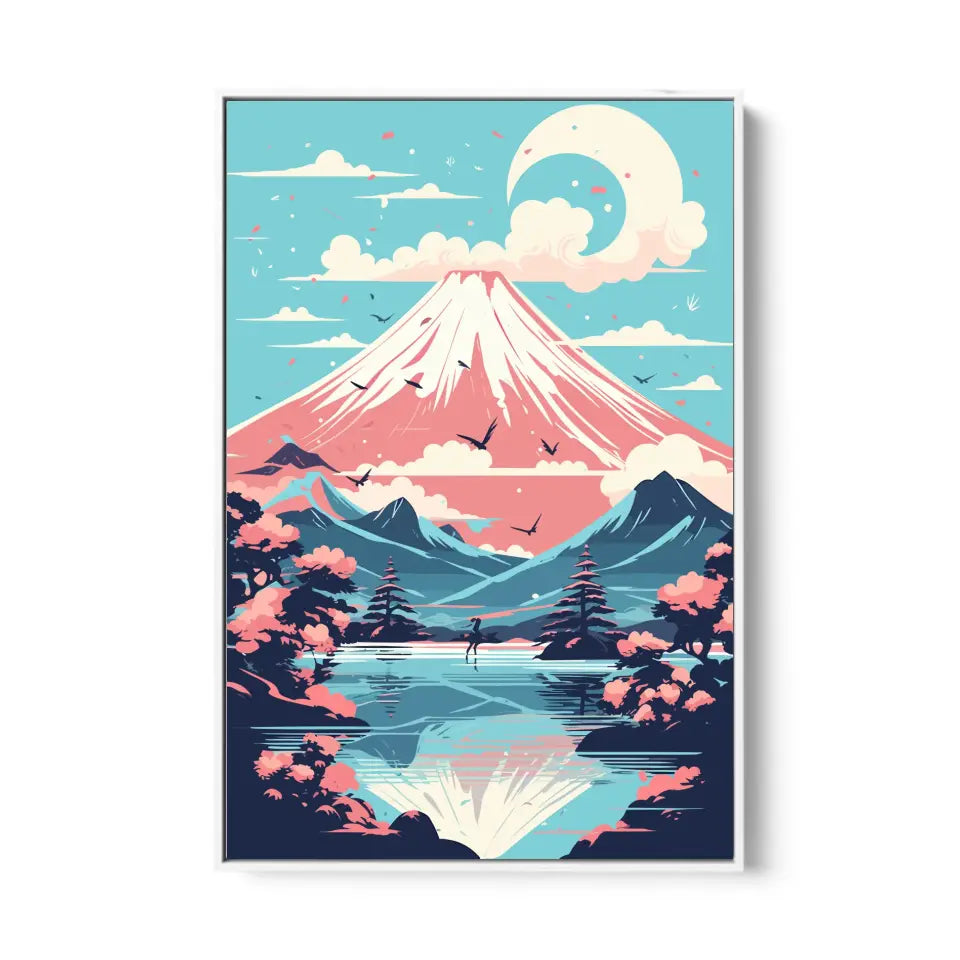 Mount Fuji flat in Japan I