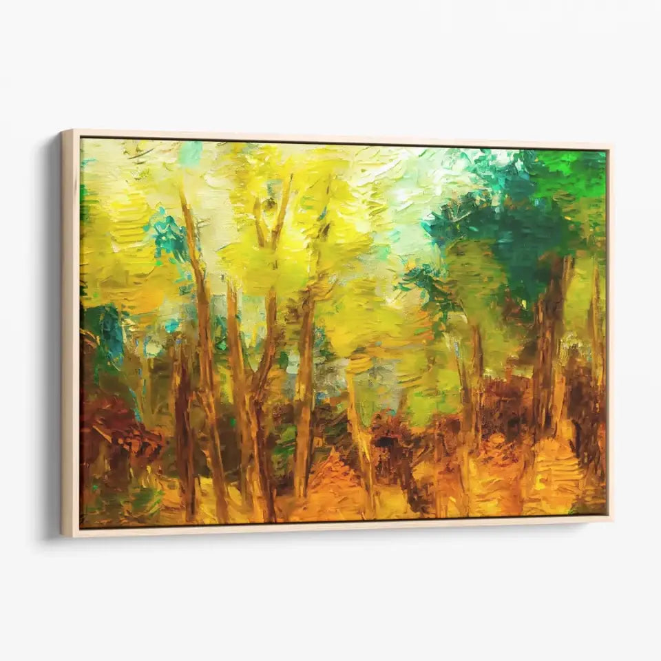 Abstract forest-acrylic painting