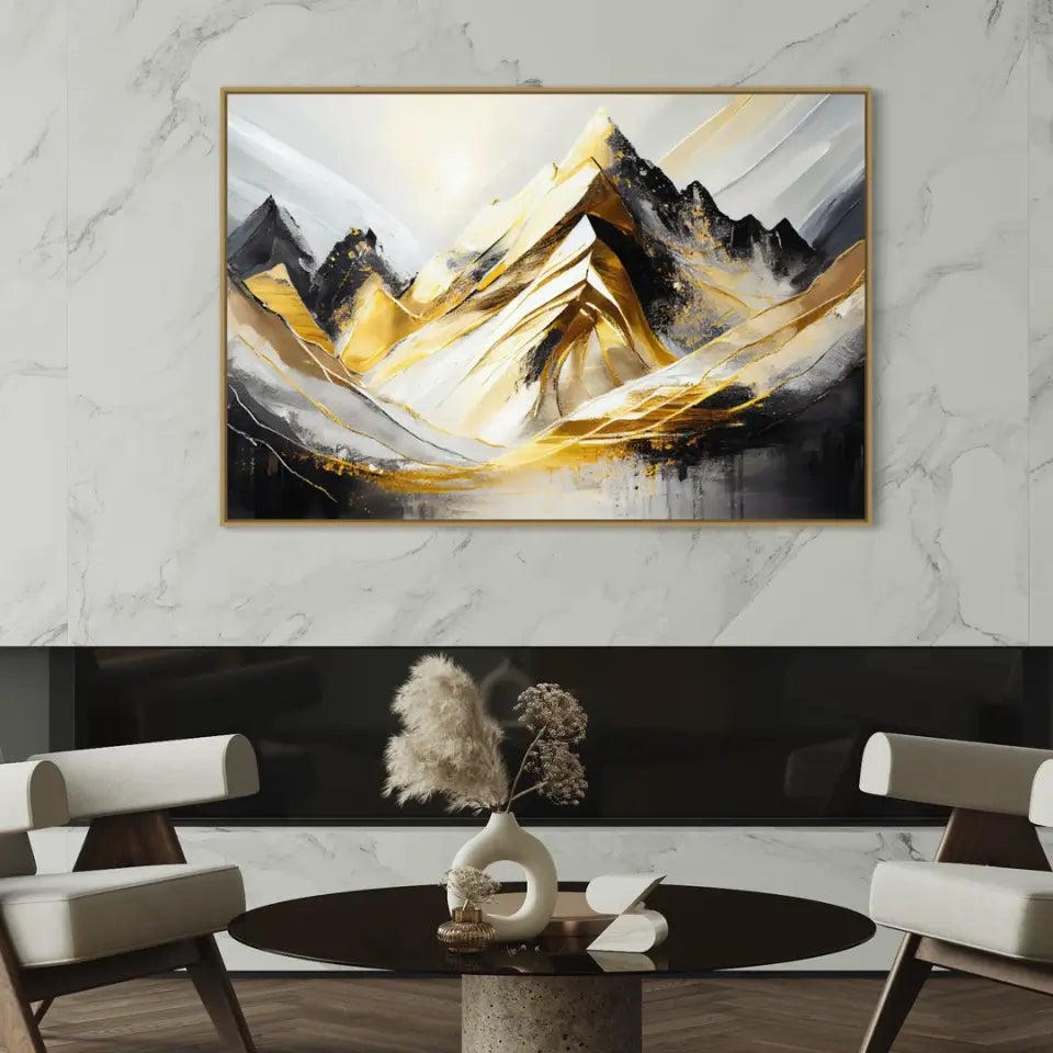 Luxury gold mountain