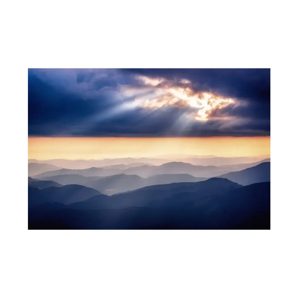 Carpathian mountains summer sunset landscape