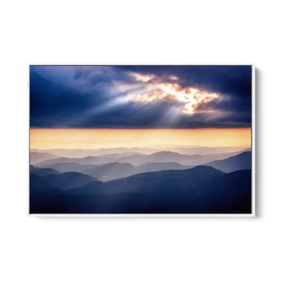 Carpathian mountains summer sunset landscape