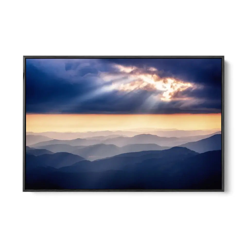 Carpathian mountains summer sunset landscape