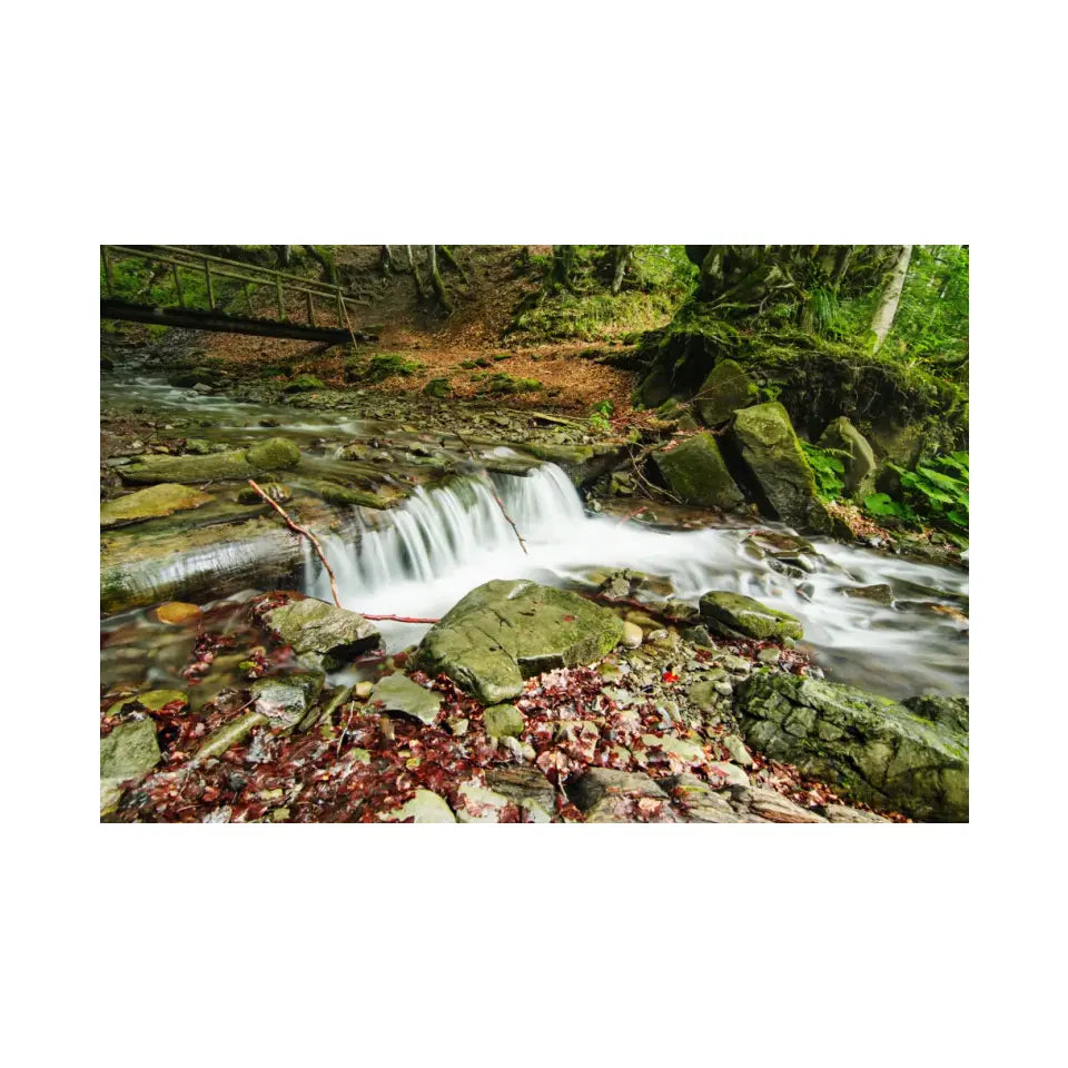 Stream of water in the rocks