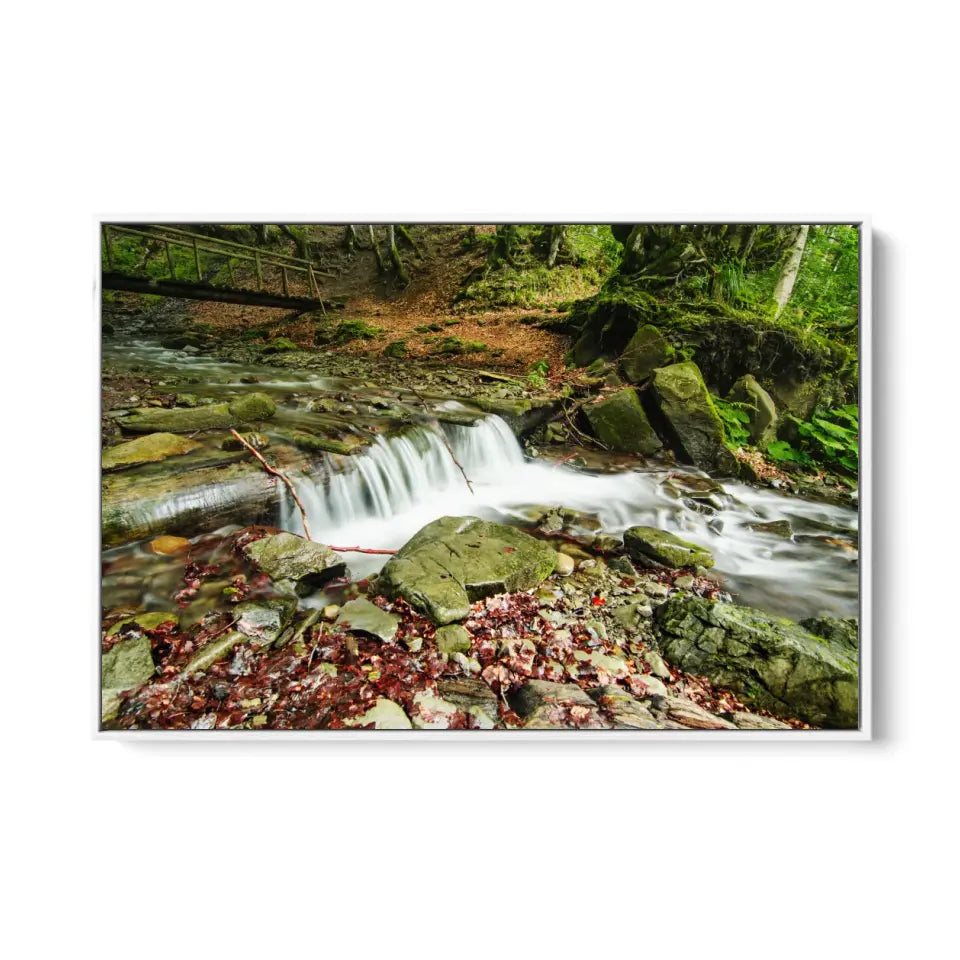 Stream of water in the rocks