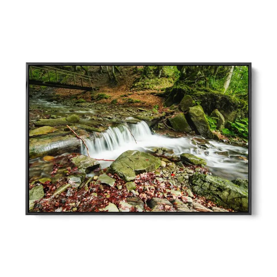 Stream of water in the rocks