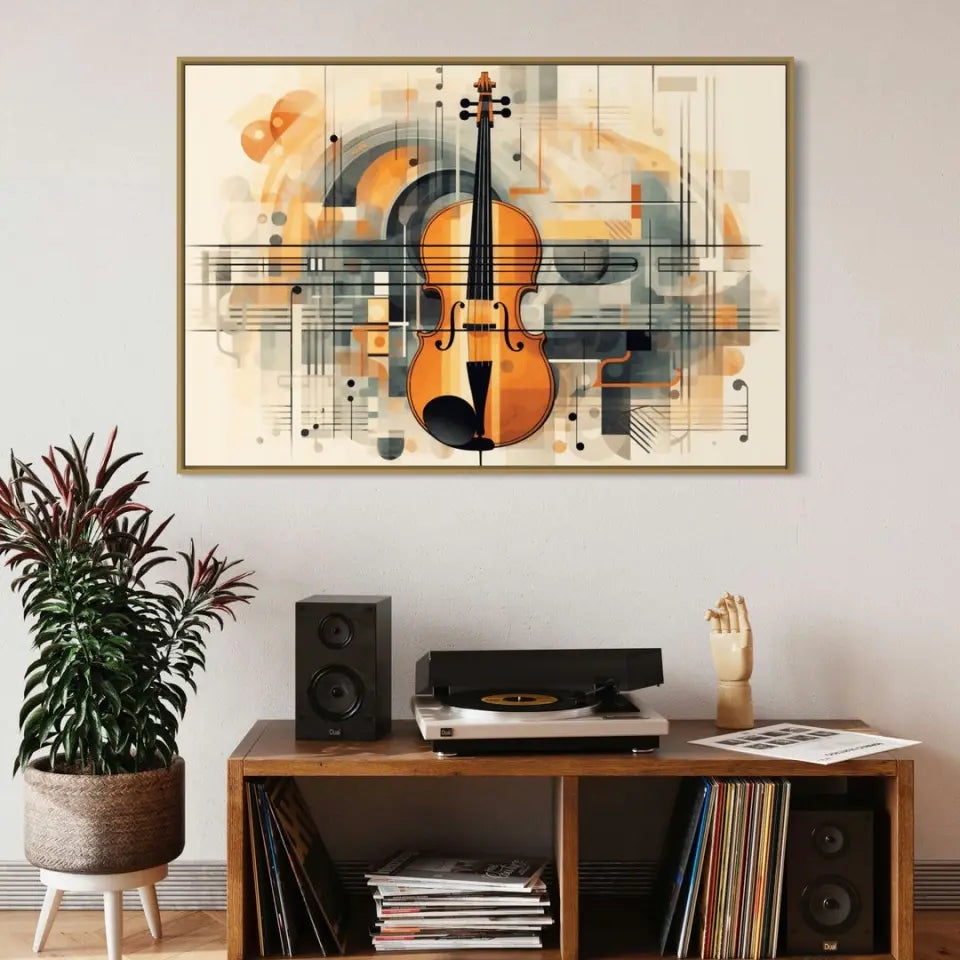 Violin in Geometrical Shapes