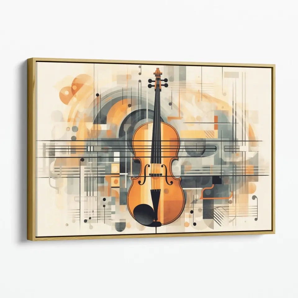 Violin in Geometrical Shapes