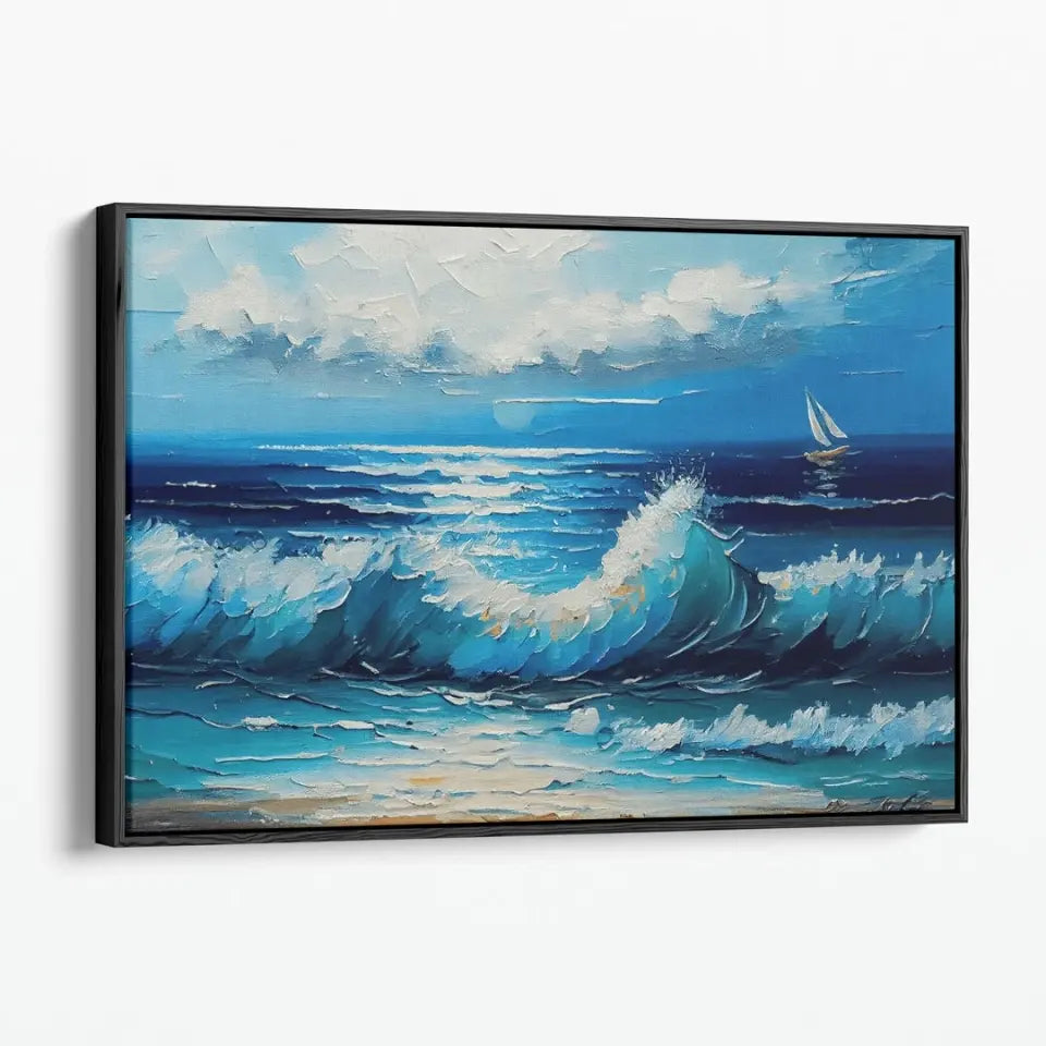 Oil Painting of the Sea