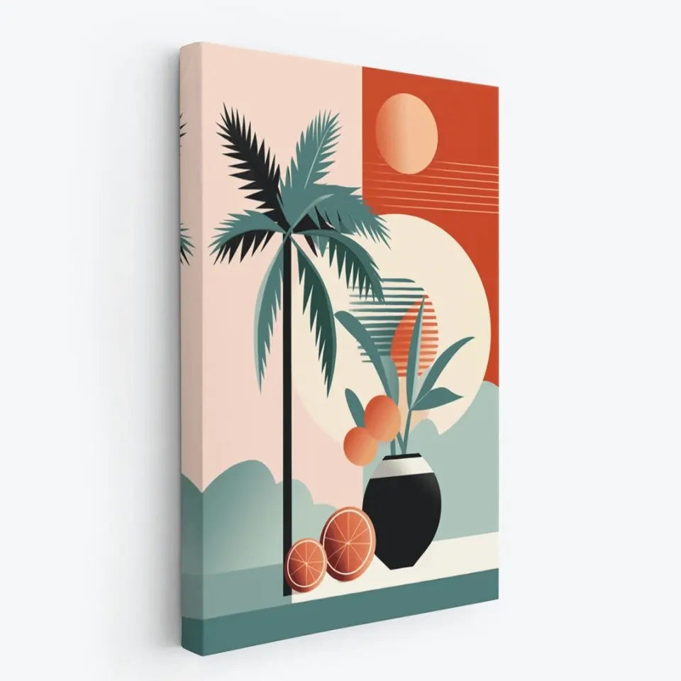 Minimalistic Tropical Flair