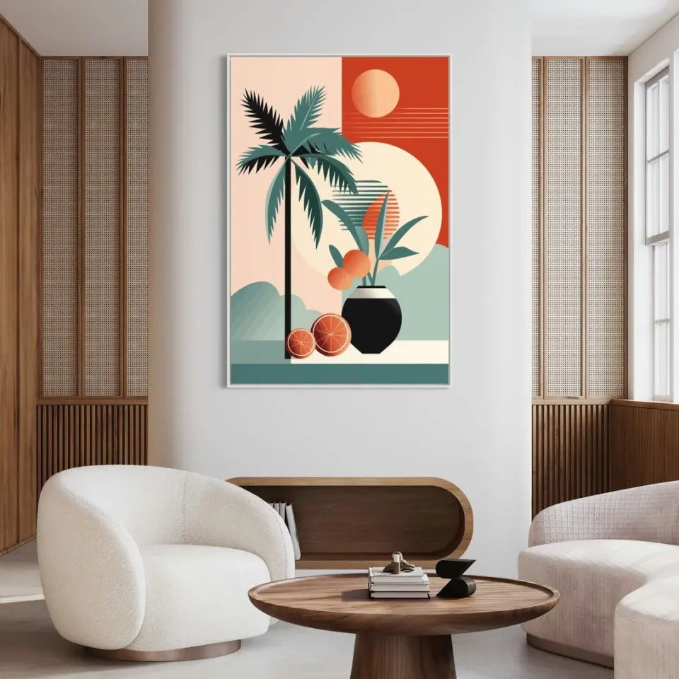 Minimalistic Tropical Flair