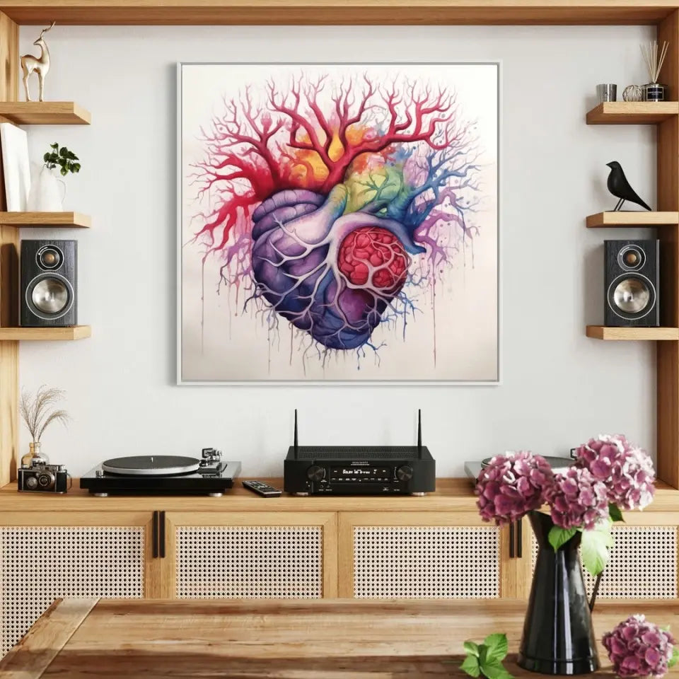 Colorful Human Heart