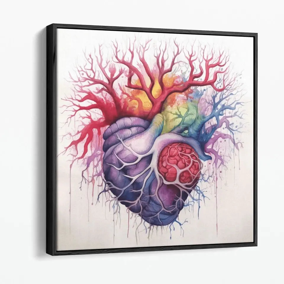 Colorful Human Heart