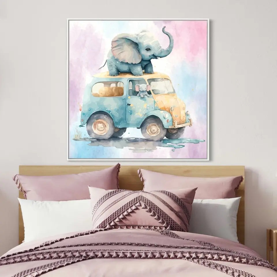 Car Riding elephant