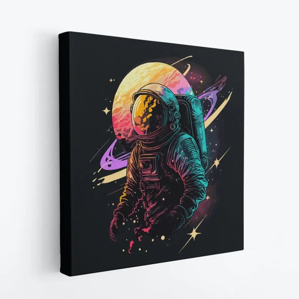 Colorful Space astronaut