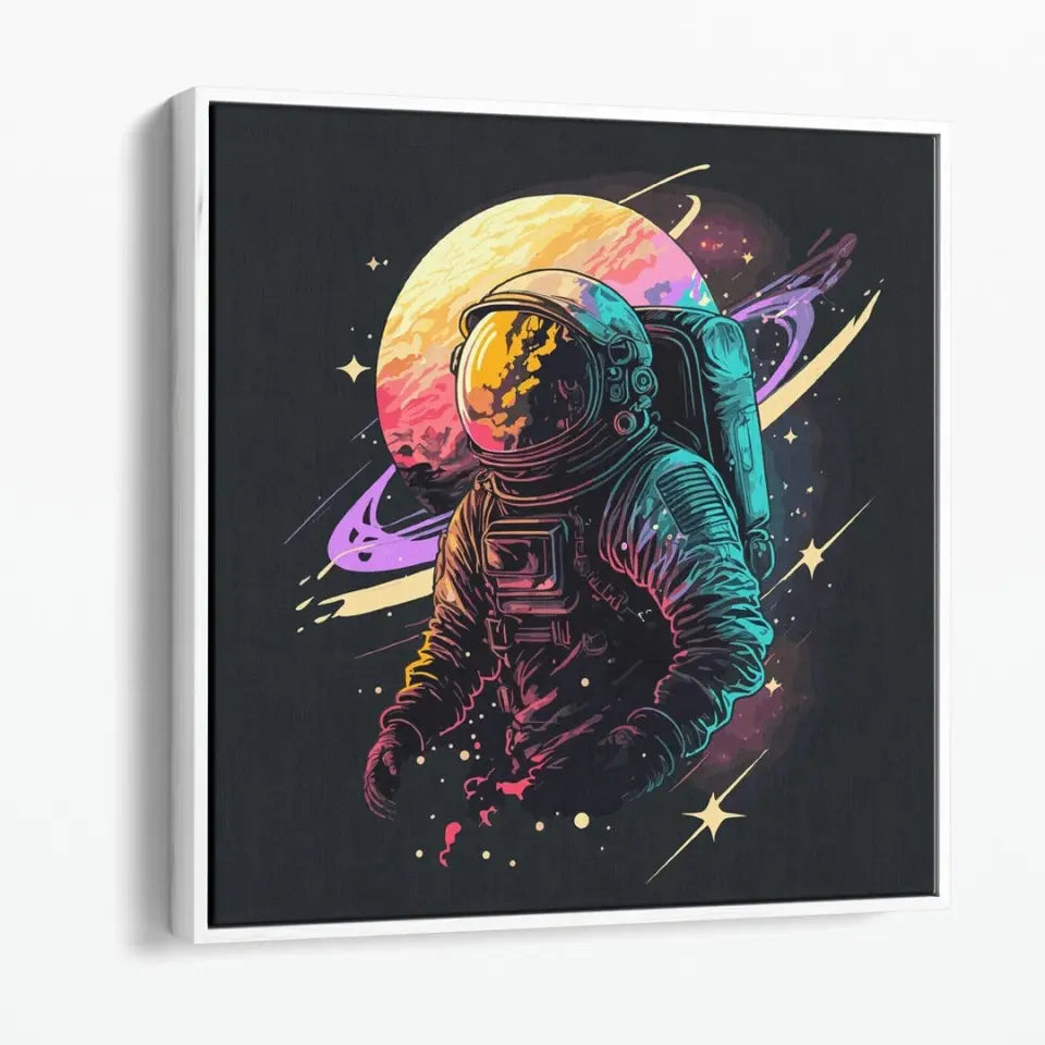 Colorful Space astronaut