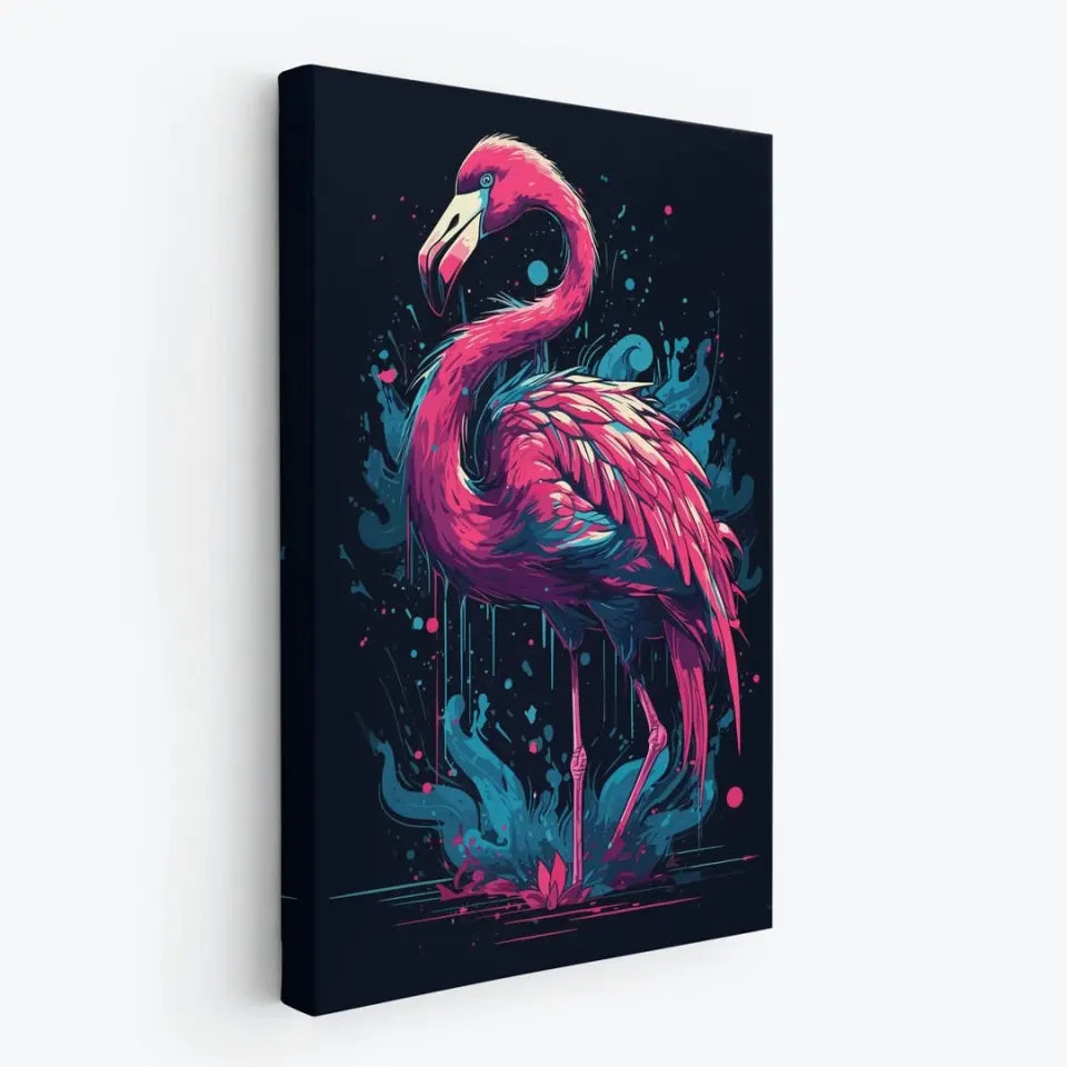 Colorful flamingo