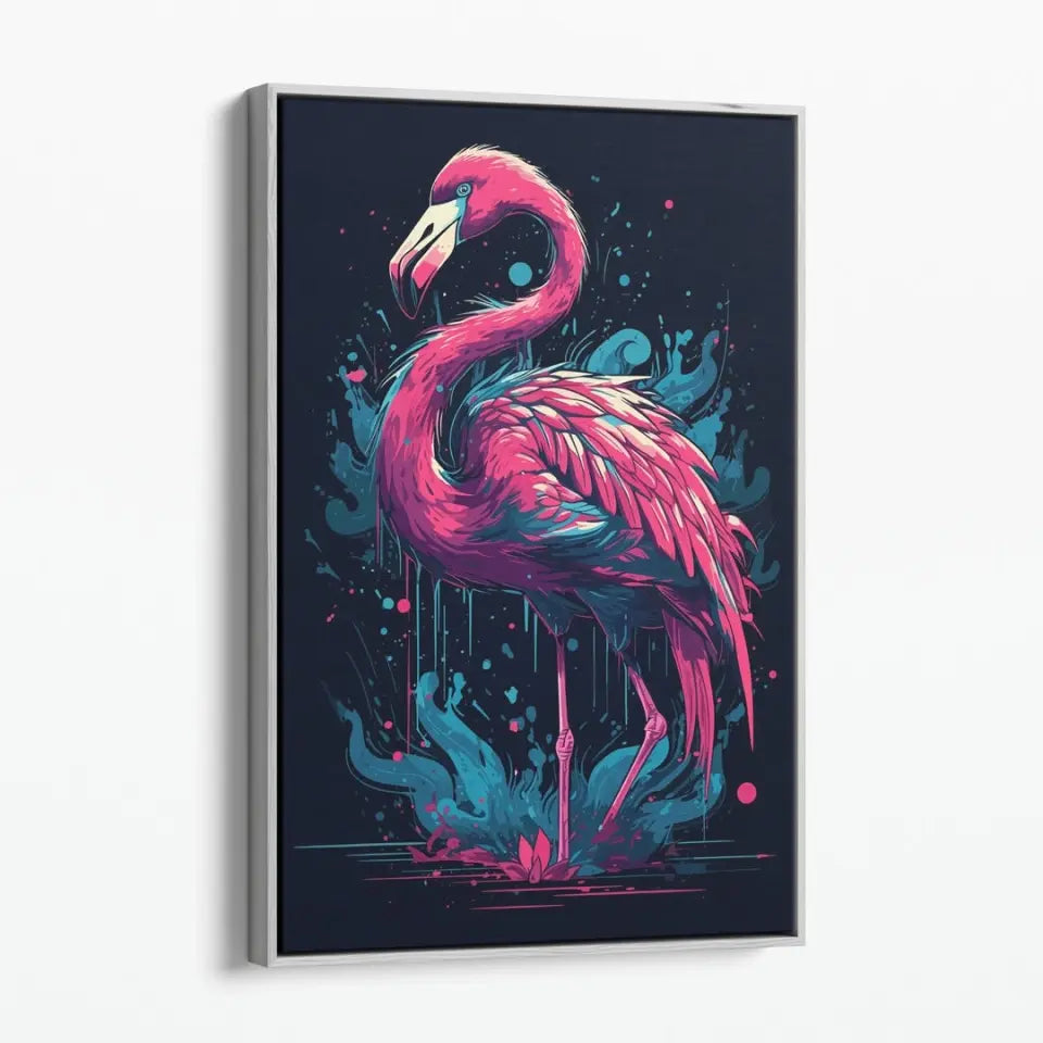 Colorful flamingo