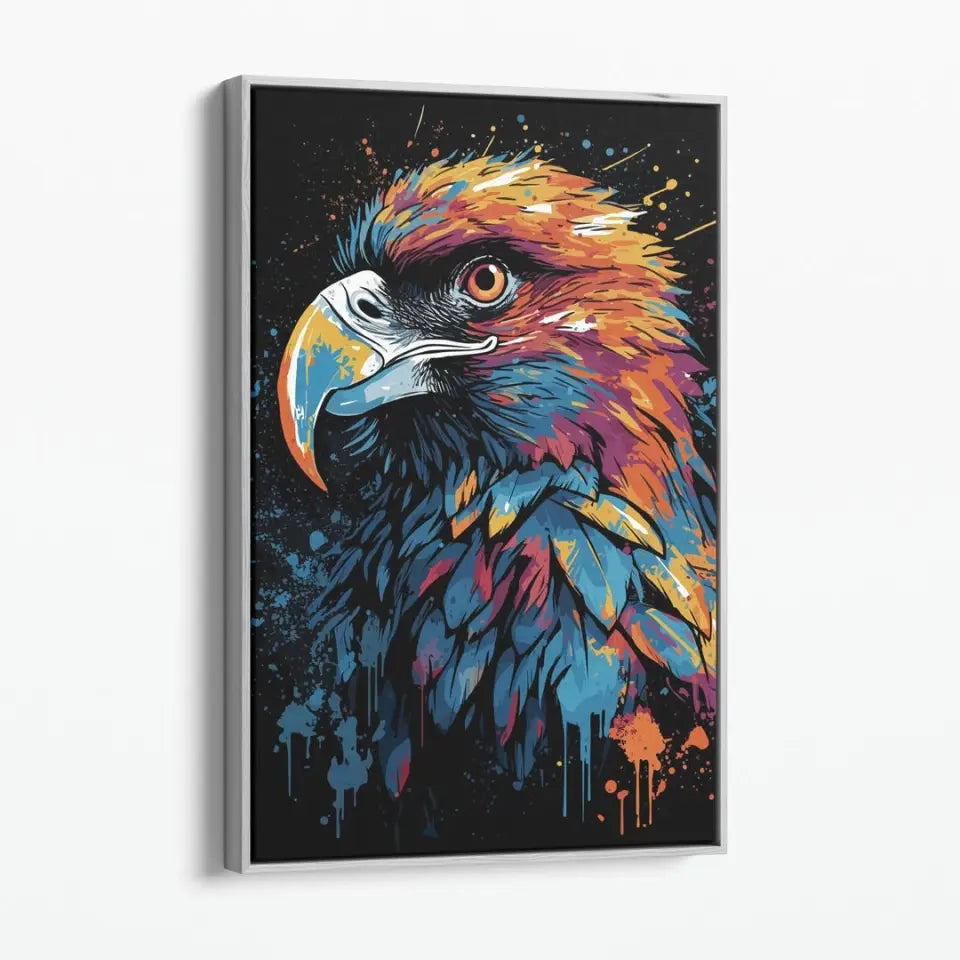 Colorful eagle in graffiti style I