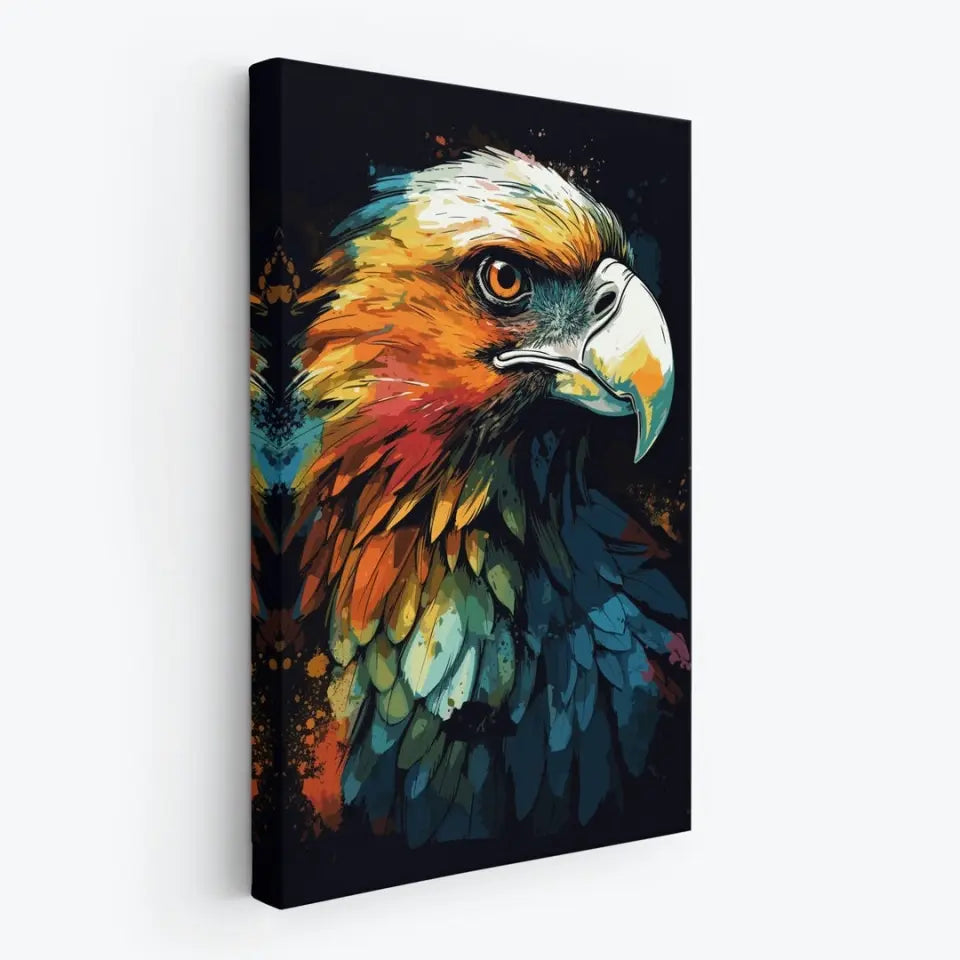 Colorful eagle in graffiti style II