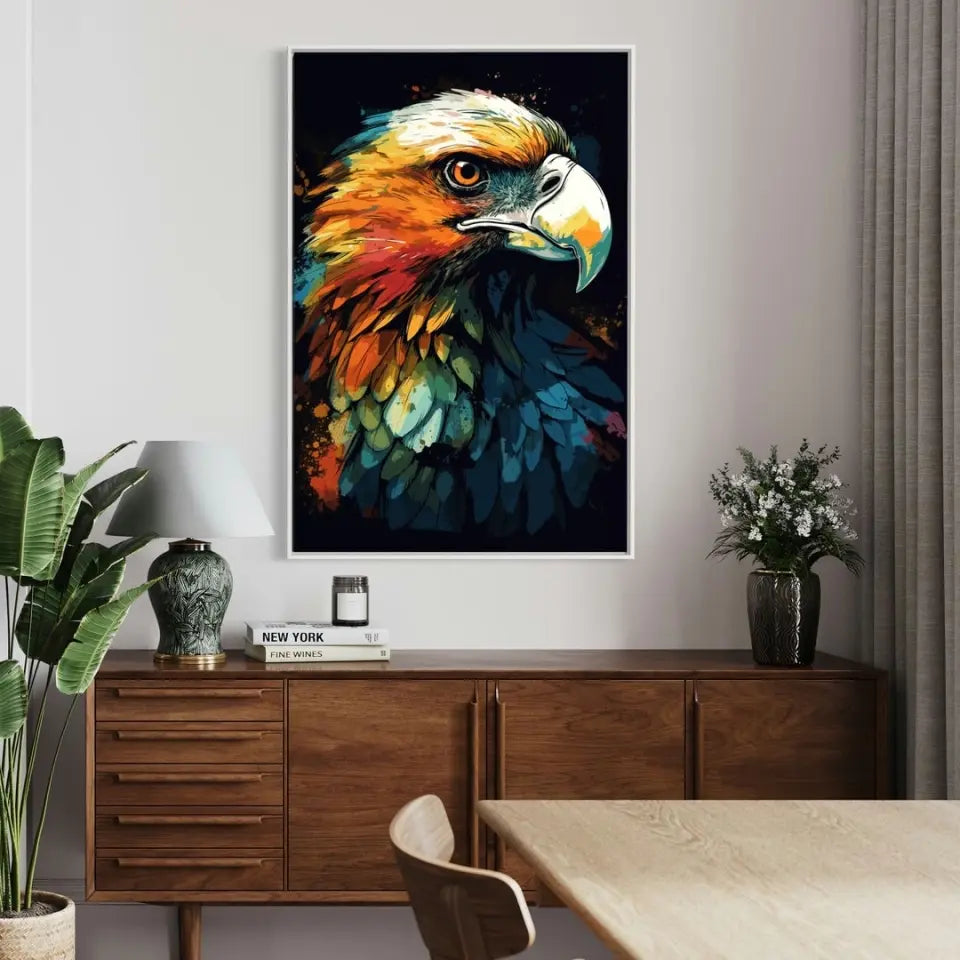 Colorful eagle in graffiti style II