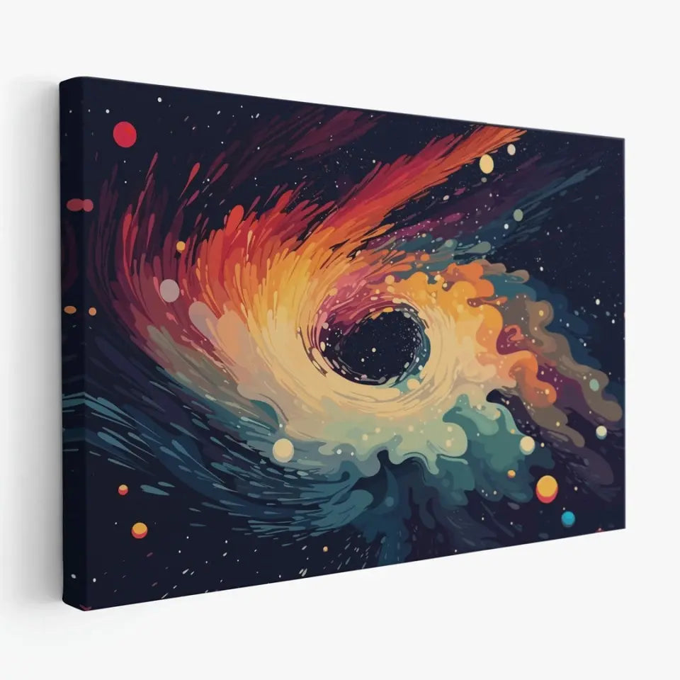 Bright and colorful space waves II