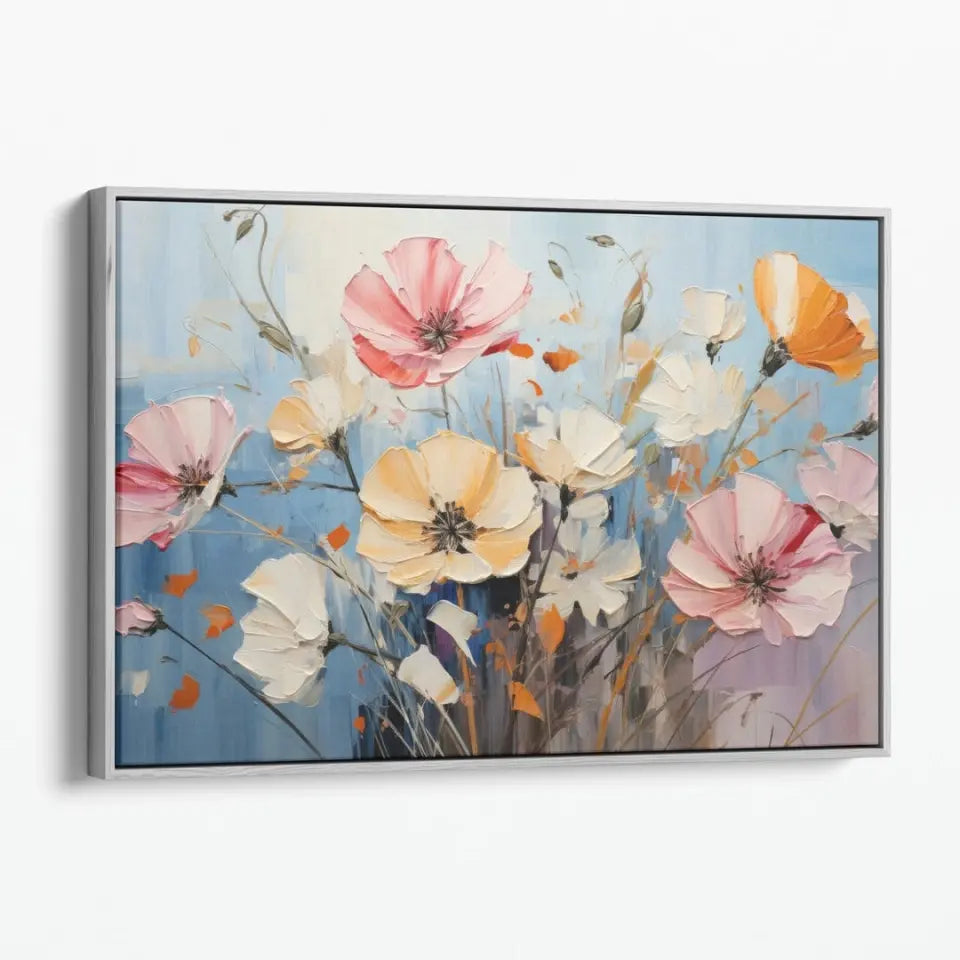 Abstract oil painting of flowers I