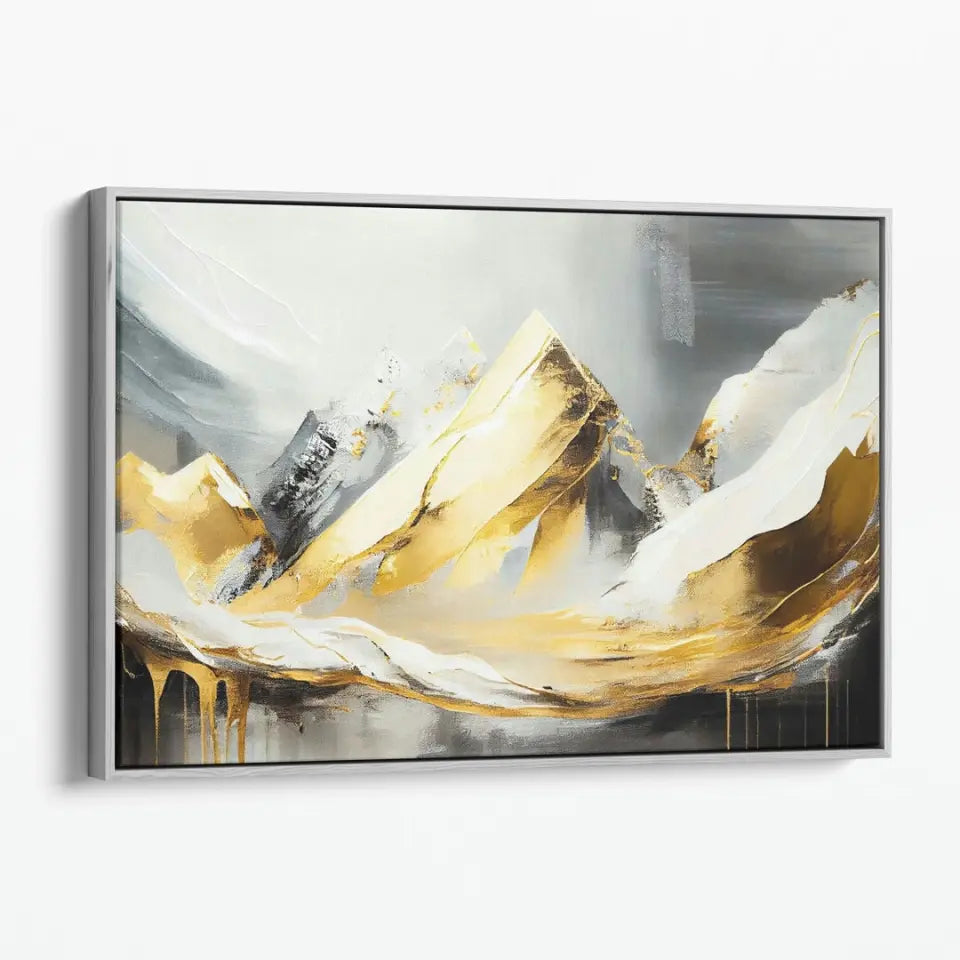 Oil Painting of a majestic mountain