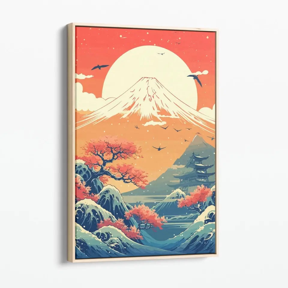 Mount Fuji flat in Japan II