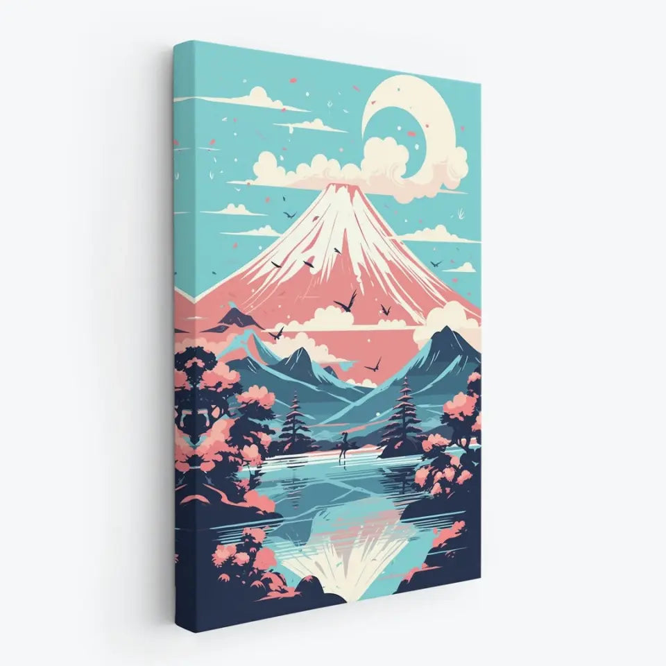 Mount Fuji flat in Japan I