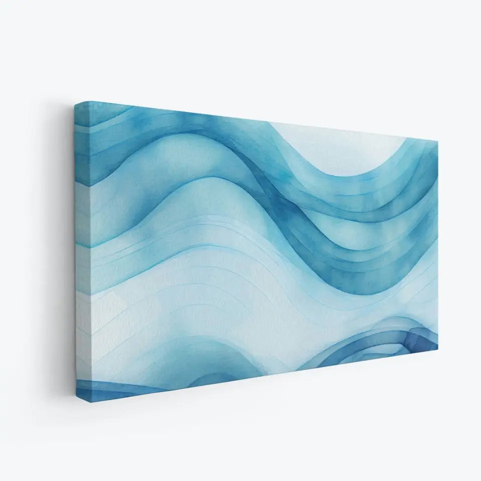 Abstract water ocean wave canvas II