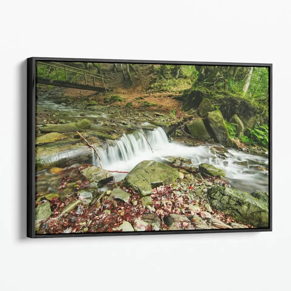 Stream of water in the rocks